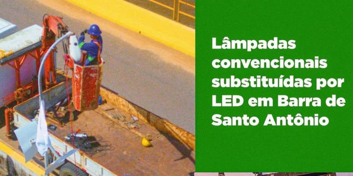 Brilho e Segurança: Prefeitura da Barra de Santo Antônio Investe em Iluminação para a Cidade