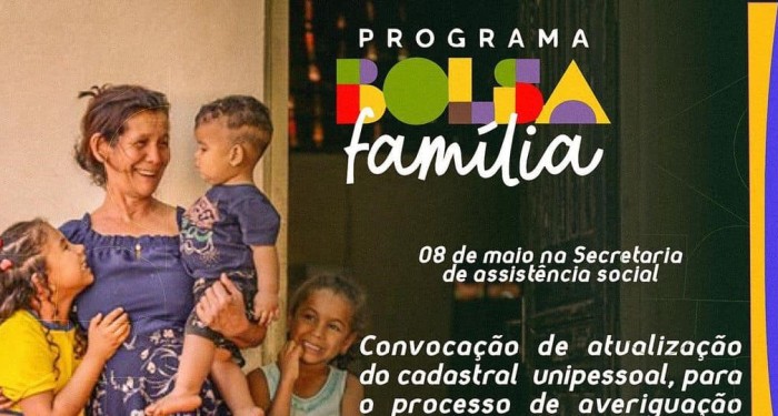 Prefeitura Municipal de Barra de Santo Antônio convoca beneficiários do Cadastro Único