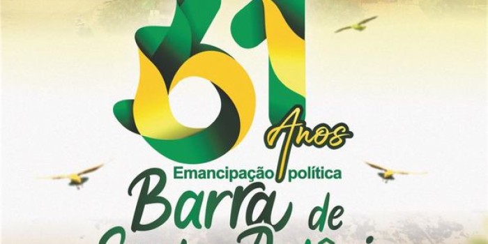Barra de Santo Antônio comemora 61 anos de emancipação política na próxima sexta-feira (20)