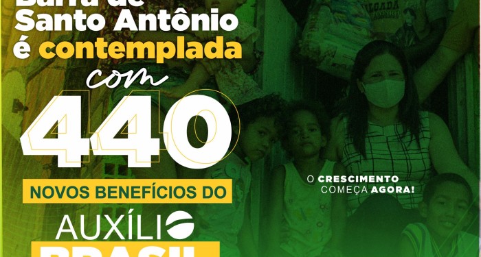 Auxílio Brasil: Barra de Santo Antônio tem 440 novos beneficiários do Programa