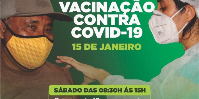 Prefeitura da Barra de Santo Antônio realiza neste sábado (15) 'Dia D' de vacinação contra Covid