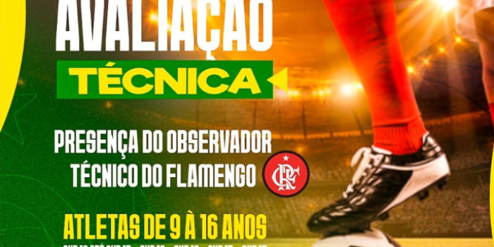 Peneirão do Flamengo em Barra de Santo Antônio