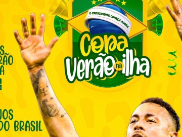 Copa na Ilha: Prefeitura da Barra de Santo Antônio monta telão e sistema de som para jogos do Brasil na Copa do Mundo