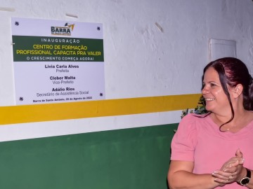 Barra de Santo Antônio: Prefeitura investe na capacitação de profissionais e inaugura Centro de formação ‘Capacita pra valer’.