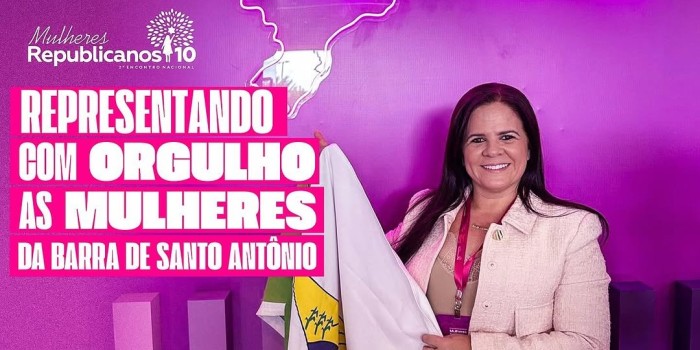 Prefeita Lívia Carla destaca papel essencial das mulheres na política durante Encontro Nacional Mulheres Republicanas
